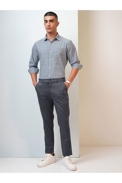 Highlander By Styli Mid Rise Regular Fit Chino Trousers