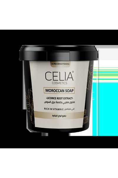 Celia Moroccan soap with liquorice extract