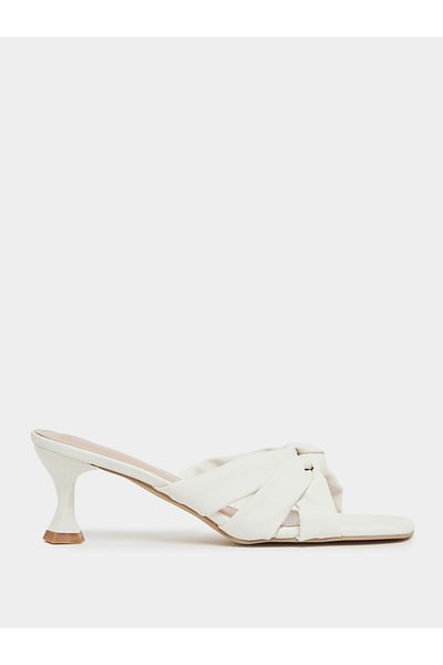 Styli Multi Cross Strap Kitten Heel Sandals