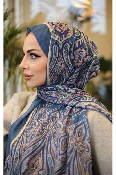 efdal şal eşarp Şal din bumbac indian cu model Etros