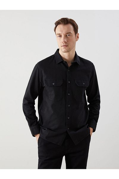 LC Waikiki Ανδρικό μακρυμάνικο πουκάμισο LCWAIKIKI Classic Comfortable Fit