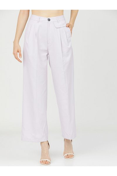 Tokyo Talkies By Styli High Rise Wide Leg Trousers