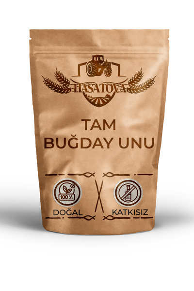 HasatOva Tam Buğday Unu Ekmeklik 1 Kg Şahman Buğdayı