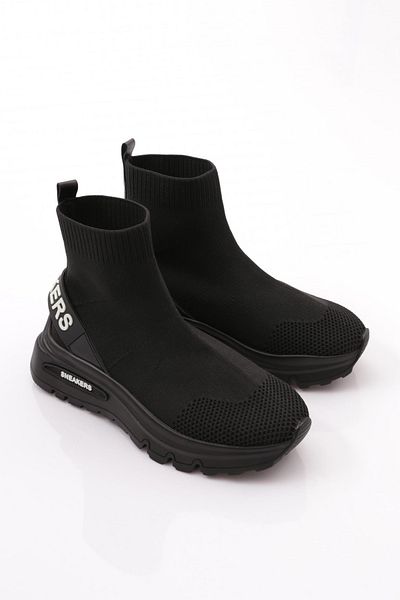 DGN 085 Pantofi sport de damă cu scris pe spate deasupra gleznei