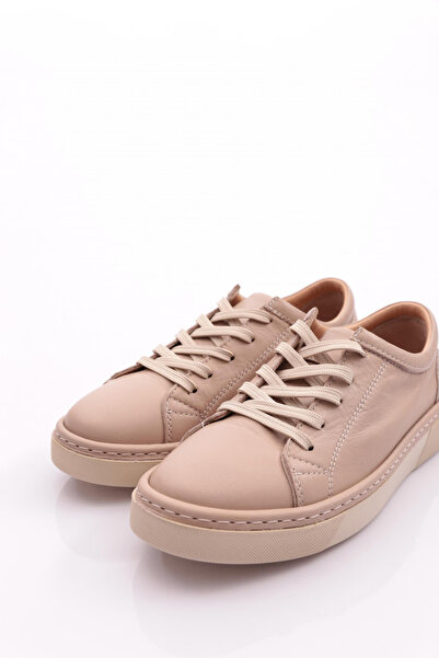 DGN Γυναικεία παπούτσια με κορδόνια με επίπεδη σόλα Mink 5662678