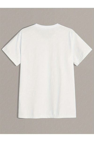 uyguntarz Unisex-T-Shirt in Übergröße mit Bergdruck