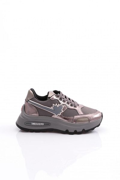 DGN 073 Women's Leaf Patterned Thick Sole Sports Shoes