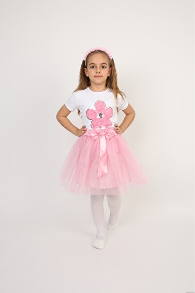 Dıgıl Kids Κορίτσια Σετ πάνω-κάτω 23 Απριλίου 19 Μαΐου Ρούχα Παράστασης D109