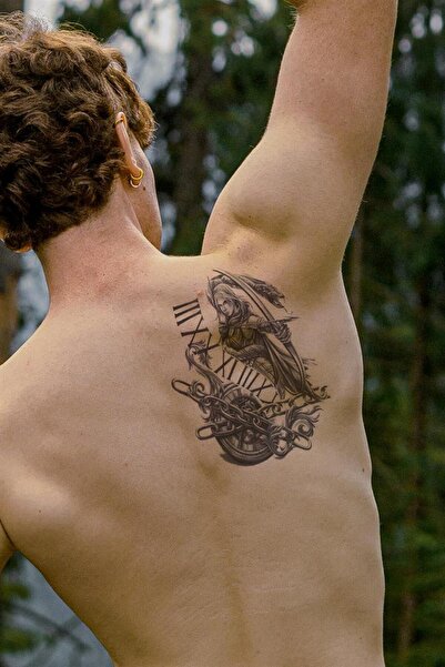 TAKIŞTIR Savaşçı Geçici Dövme Tattoo