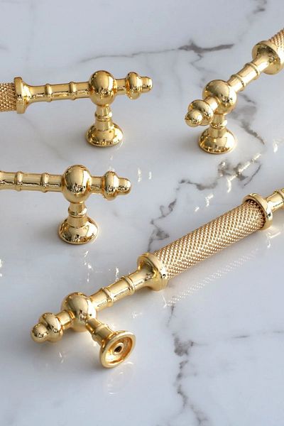NUBLADO Spruce Gold Gold Metal Handle 192 Mm-19.2 cm Furniture Kitchen Drawer Cabinet Cupboard Door Handles Handle.