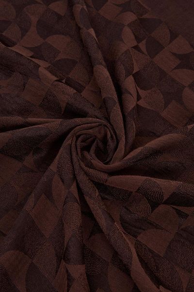 Valentino Orlandi Alia Shawl - 5 - Bitter Brown