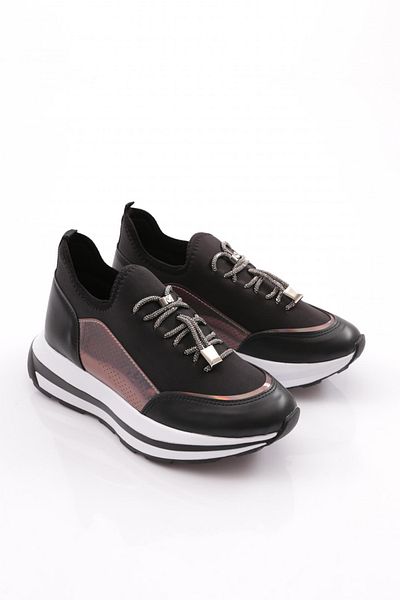 DGN 2024 Women's Thick Sole Stone Laced Sports Shoes