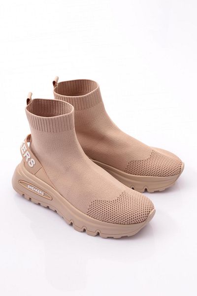 DGN 085 Pantofi sport de damă cu scris pe spate deasupra gleznei