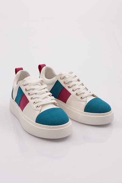DGN Tenis de damă alb albastru - 21123118