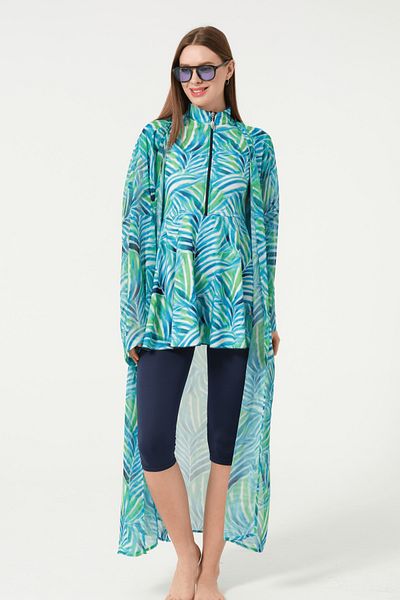 İYİBU Women's Print Pareo - Lightweight, Fashionable and Comfortable Beach Accessory