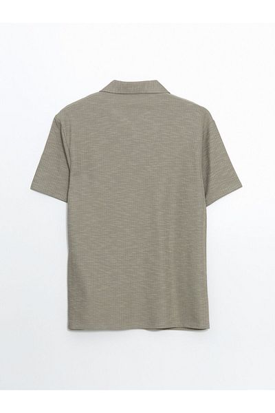 LC Waikiki Lcw Vision Green Polo Neck Men's Short Sleeve T-Shirt