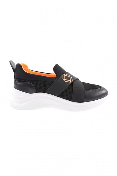 DGN 022-23y Women's Rubber Banded Mesh Detailed Sneakers Shoes