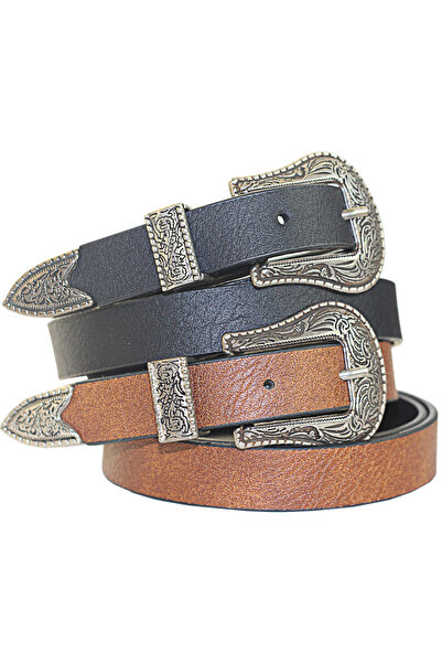 Arkem Kadın Kemer, Kadın Siyah Kemer, Kadın Taba Kemer, 2 Li Set Kemer, Konbi...