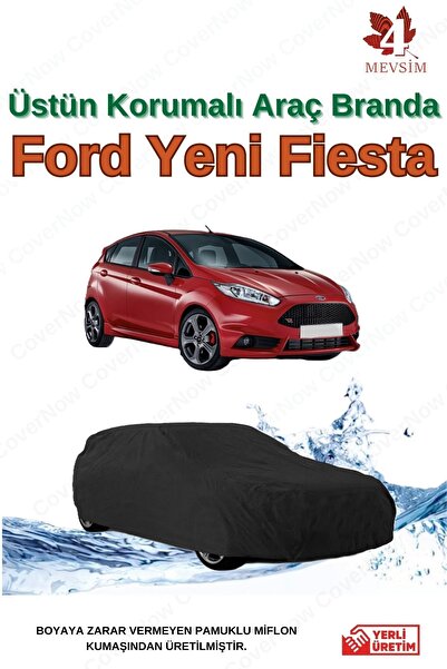 AutoEN Ford Yeni Fiesta Oto Brandası Araba Çadırı - SİYAH (2009 2019)