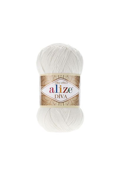 Alize Diva - 450 Magnolia Knitting Laces (5 Pieces)