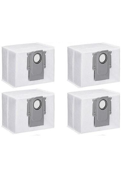 RotRever Roborock S8 + S8 Pro Ultra S7 Maxv Ultra S7 Pro Ultra Q7 + Q7 Max + Q5 Compatible Dust Bag-4 Pieces