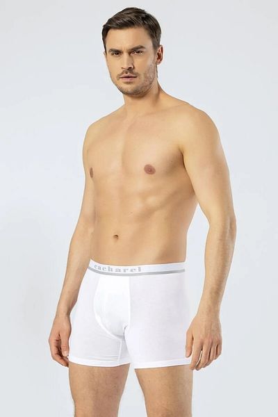 Cacharel 2 τμχ Ανδρικό μεγάλο μέγεθος Long Long Lycra Boxer 95% βαμβάκι, 5% ελαστάνη