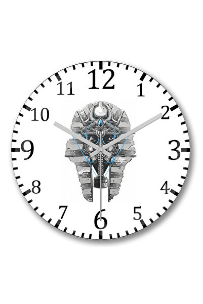 BASKI DÜNYASI Ceas de perete Mumialin din sticlă autentică bombată