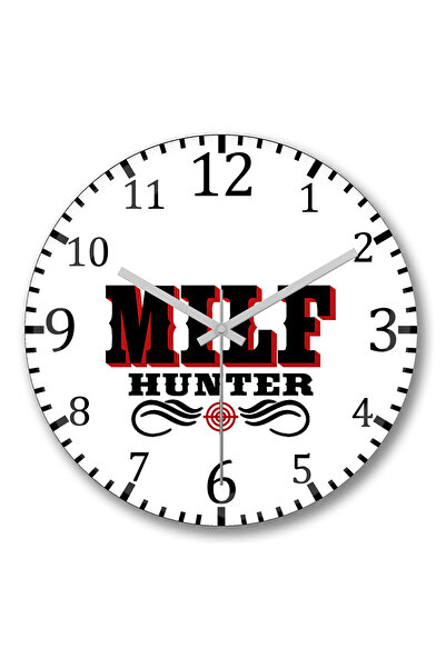 BASKI DÜNYASI ساعة حائط مايلي سايروس بانجرز من الزجاج الحقيقي المنحني