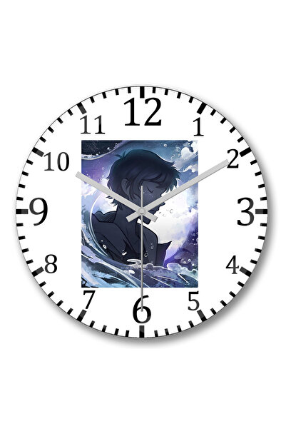 BASKI DÜNYASI Ceas de perete Lost at Sea din sticlă autentică bombată