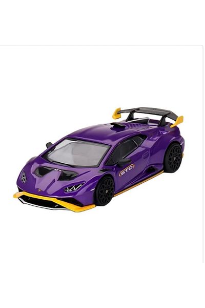 mini gt 1/64 Lamborghini Huracán Sto - Viola Pasifae Model Car