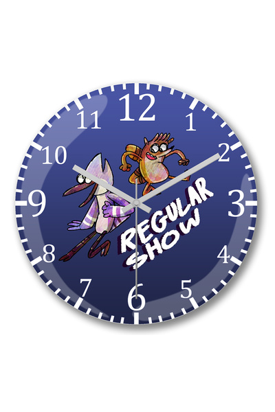 BASKI DÜNYASI عرض عادي ساعة حائط من الزجاج الحقيقي المنحني