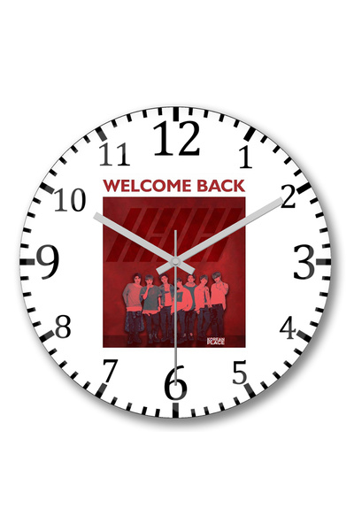 BASKI DÜNYASI Sunt ceasul de perete Juggernaut din sticlă autentică bombată