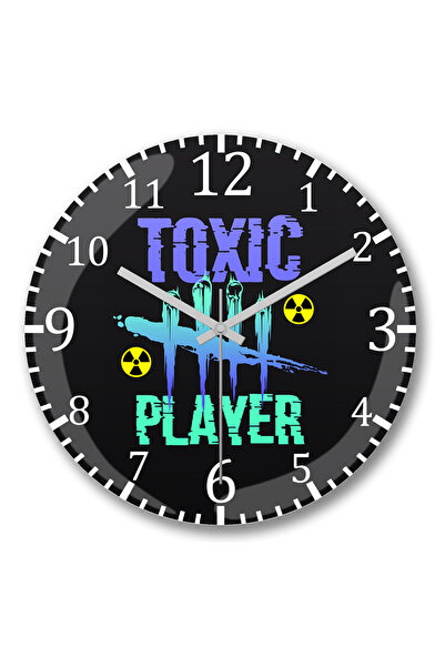 BASKI DÜNYASI Ceas de perete Dead By Daylight Pig Killer din sticlă autentică...