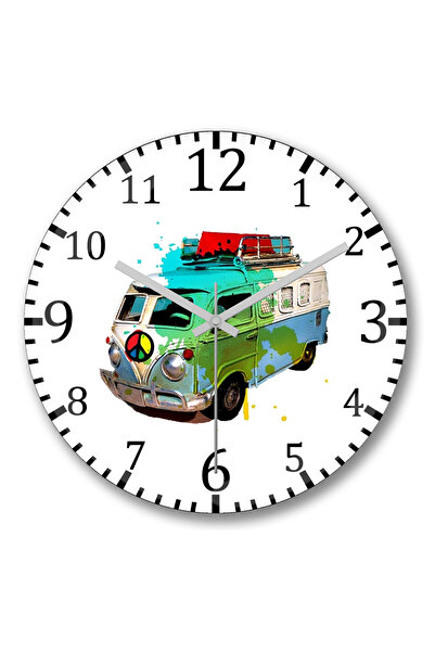 BASKI DÜNYASI Ceas de perete Woswos din sticlă autentică bombată