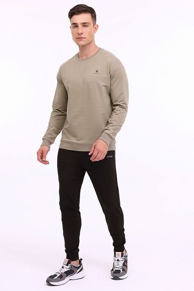 lumberjack Ανδρικός ιδρώτας Α 101813209   - 4w,mb Sn75 C Λαιμός Sw 4pr Χακί