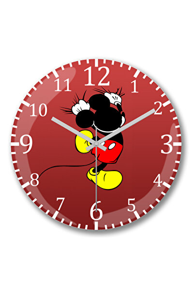 BASKI DÜNYASI Ceas de perete MIckey Escalador 2 din sticlă autentică