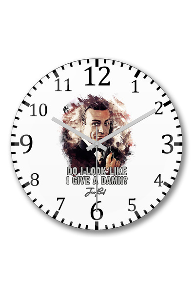 BASKI DÜNYASI Arată-mi ca să mă importă ceva Ceas de perete din sticlă autent...