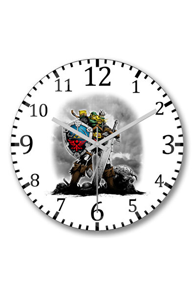 BASKI DÜNYASI لينك Uber Link ساعة حائط من الزجاج الحقيقي المنحني