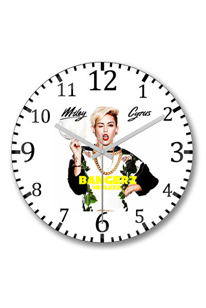 BASKI DÜNYASI Ρολόι τοίχου Μίκυ Μάους με κυρτό πραγματικό γυαλί