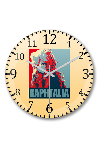 BASKI DÜNYASI Ceas de perete The Rising Of The Shield Hero Raphtalia din stic...