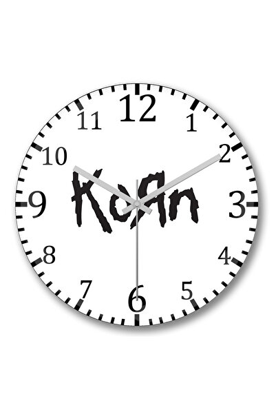 BASKI DÜNYASI ساعة حائط كورن من الزجاج الحقيقي المنحني