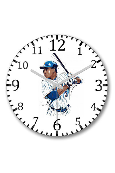 BASKI DÜNYASI Ceas de perete Granderson Wbn din sticlă autentică bombată