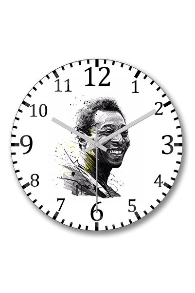 BASKI DÜNYASI Ceas de perete Pele din sticlă autentică bombată