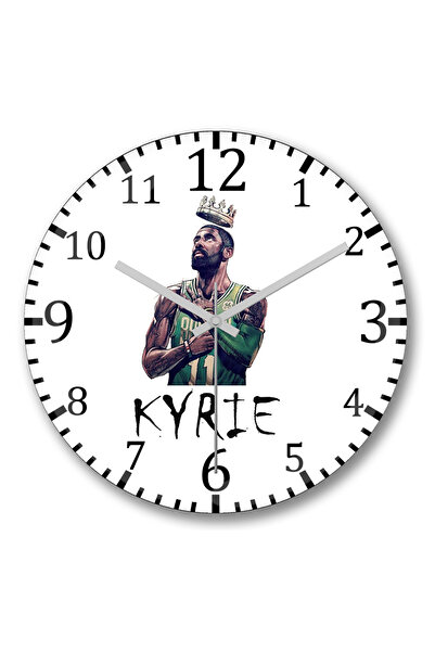BASKI DÜNYASI Ceas de perete Kyrie Irving Kyrie Irving din sticlă autentică b...