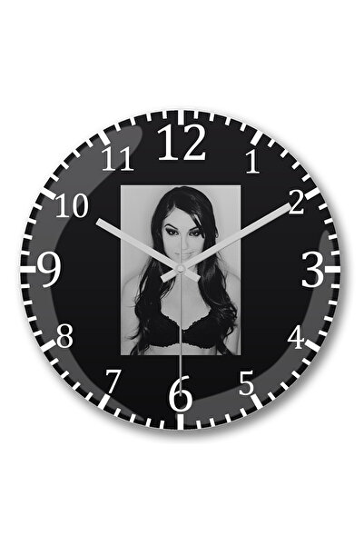 BASKI DÜNYASI Ceas de perete Sasha Grey din sticlă autentică