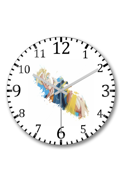 BASKI DÜNYASI Vegeta sau Guerreiro Imparavel Ceas de perete Bombeli din sticl...