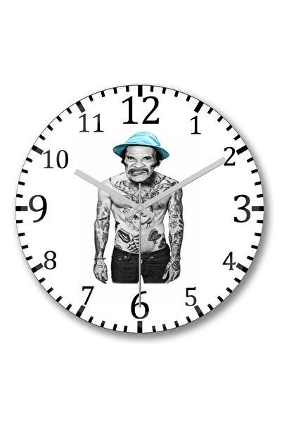 BASKI DÜNYASI ساعة حائط Seu Madruga من الزجاج الحقيقي المنحني