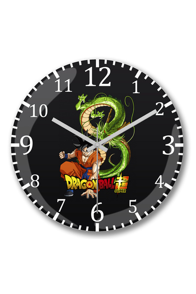 BASKI DÜNYASI Ceas de perete Dragon Ball Super din sticlă autentică bombată