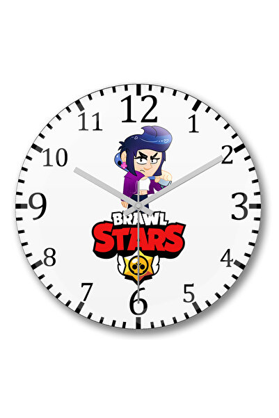 BASKI DÜNYASI Ceas de perete Brawl Stars Bıbı din sticlă autentică bombată