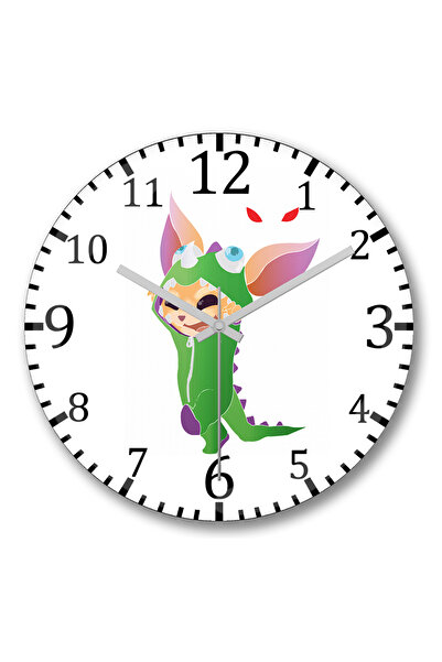 BASKI DÜNYASI Ceas de perete Gnarzinho din sticlă autentică bombată